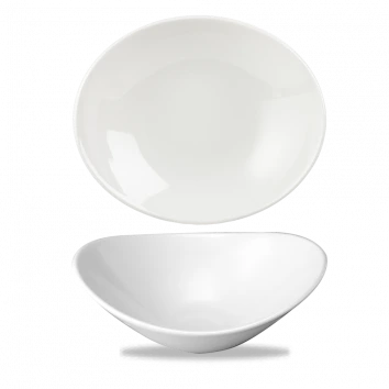 Churchill - Orbit 21 oz White Oval Coupe Bowl - 12/Case