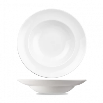 Churchill - Equation  10" White Round Pasta Plate - 12/Case