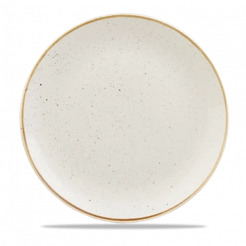 Churchill - Stonecast 11.25" Barley White Round Coupe Plate - 12/Case