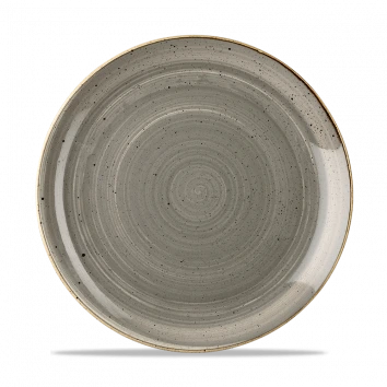 Churchill - Stonecast 10.25" Peppercorn Grey  Round Coupe Plate - 12/Case