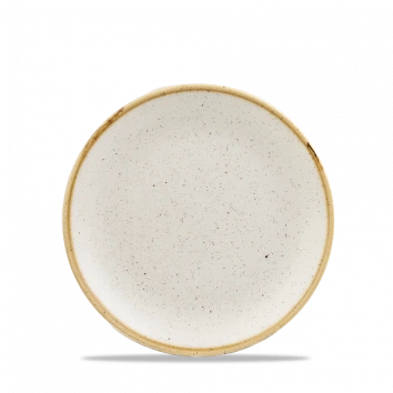 Churchill - Stonecast 6.5" Barley White Round Coupe Plate - 12/Case