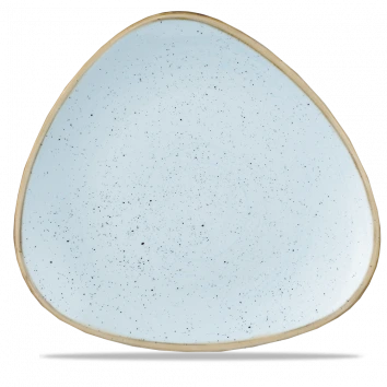 Churchill - Stonecast 12.25" Duck Egg Blue Triangle Plate - 6/Case