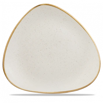 Churchill - Stonecast 12.25" Barley White Triangle Plate - 6/Case