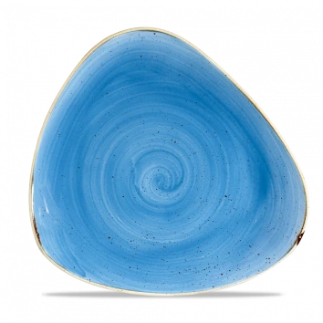 Churchill - Stonecast 10.5" Cornflower Triangle Plate - 12/Case