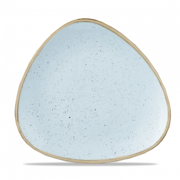 Churchill - Stonecast 10.5" Duck Egg Blue Triangle Plate - 12/Case