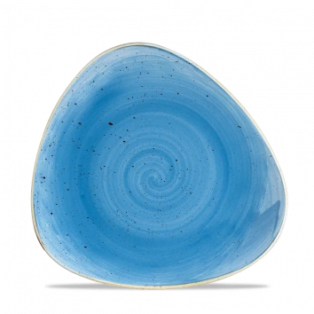 Churchill - Stonecast 7.75" Cornflower Triangle Plate - 12/Case