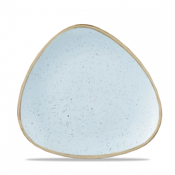 Churchill - Stonecast 7.75" Duck Egg Blue Triangle Plate - 12/Case