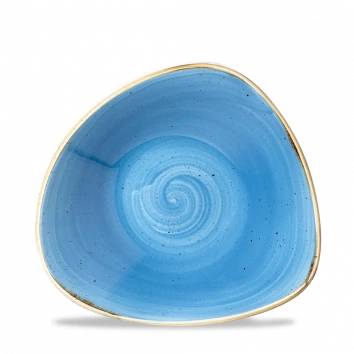 Churchill - Stonecast 13 oz Cornflower Triangle Bowl - 12/Case