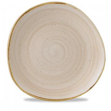 Churchill - Stonecast 11.25" Nutmeg CreamRound Plate - 12/Case