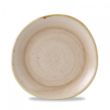 Churchill - Stonecast 8.25" Nutmeg CreamRound Plate - 12/Case