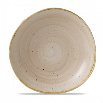 Churchill - Stonecast 10" Nutmeg CreamRound Bowl - 12/Case