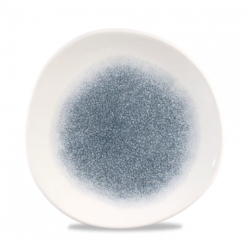 Churchill - Raku 8.25" Topaz Blue Round Plate - 12/Case