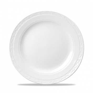 Churchill - Chateau 10" White Round Plate - 24/Case