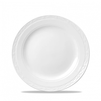 Churchill - Chateau 9" White Round Plate - 24/Case