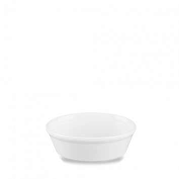 Churchill -  4 .5" x 6" White Oval Pie Dish - 12/Case