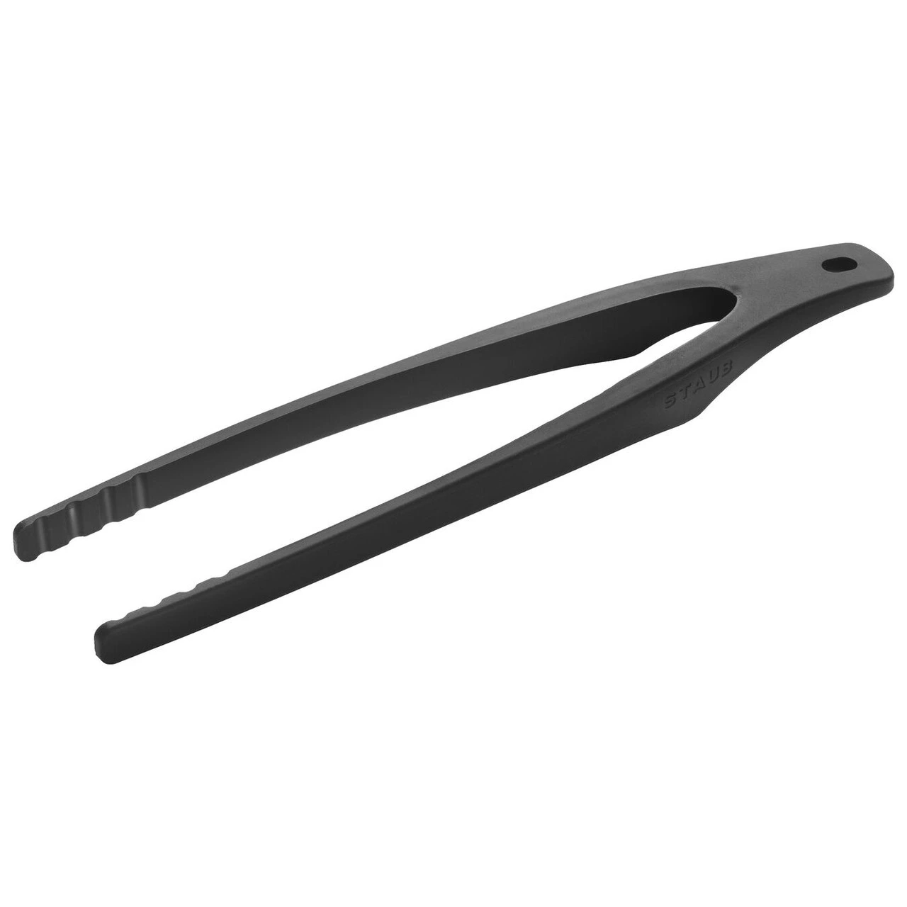 Staub - 12" Matte Black Silicone Tongs