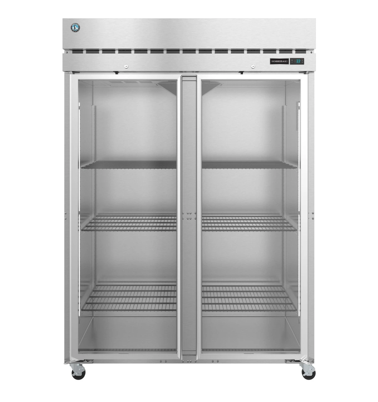 Hoshizaki - Steelheart 55" Stainless Steel Freezer w/ 2 Glass Doors - F2A-FG