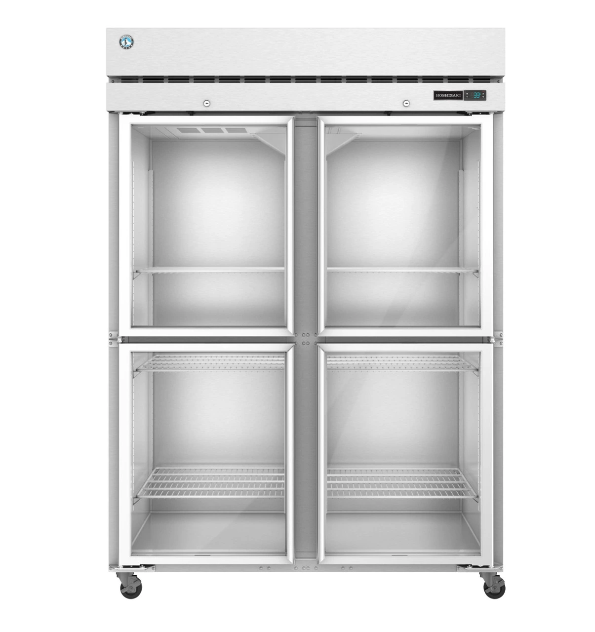 Hoshizaki - Steelheart 55" Stainless Steel Freezer w/ 4 Half Glass Doors - F2A-HG