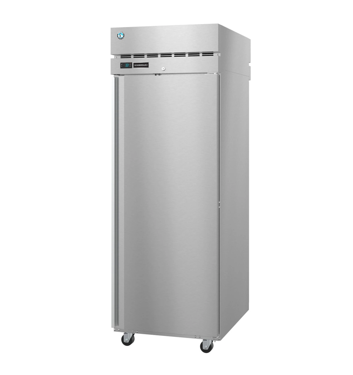 Hoshizaki - Steelheart 27.5" Stainless Steel Pass Thru Refrigerator w/ Solid Doors - PT1A-FS-FS