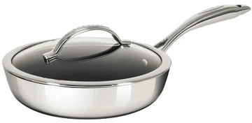 Scanpan - HAPTIQ 11" Non-Stick Saute Pan With Lid - 5-Ply Stainless Construction, Made in Denmark