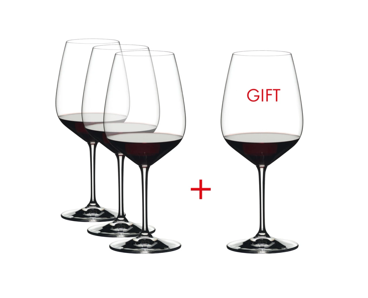 Riedel - Extreme Cabernet Wine Glass Set Buy 3 Get 4