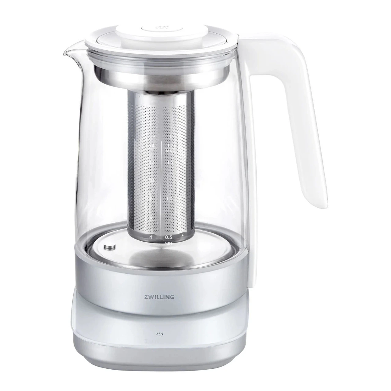 Zwilling - Enfinigy 1.7L Silver Electric Glass Kettle - 1010352