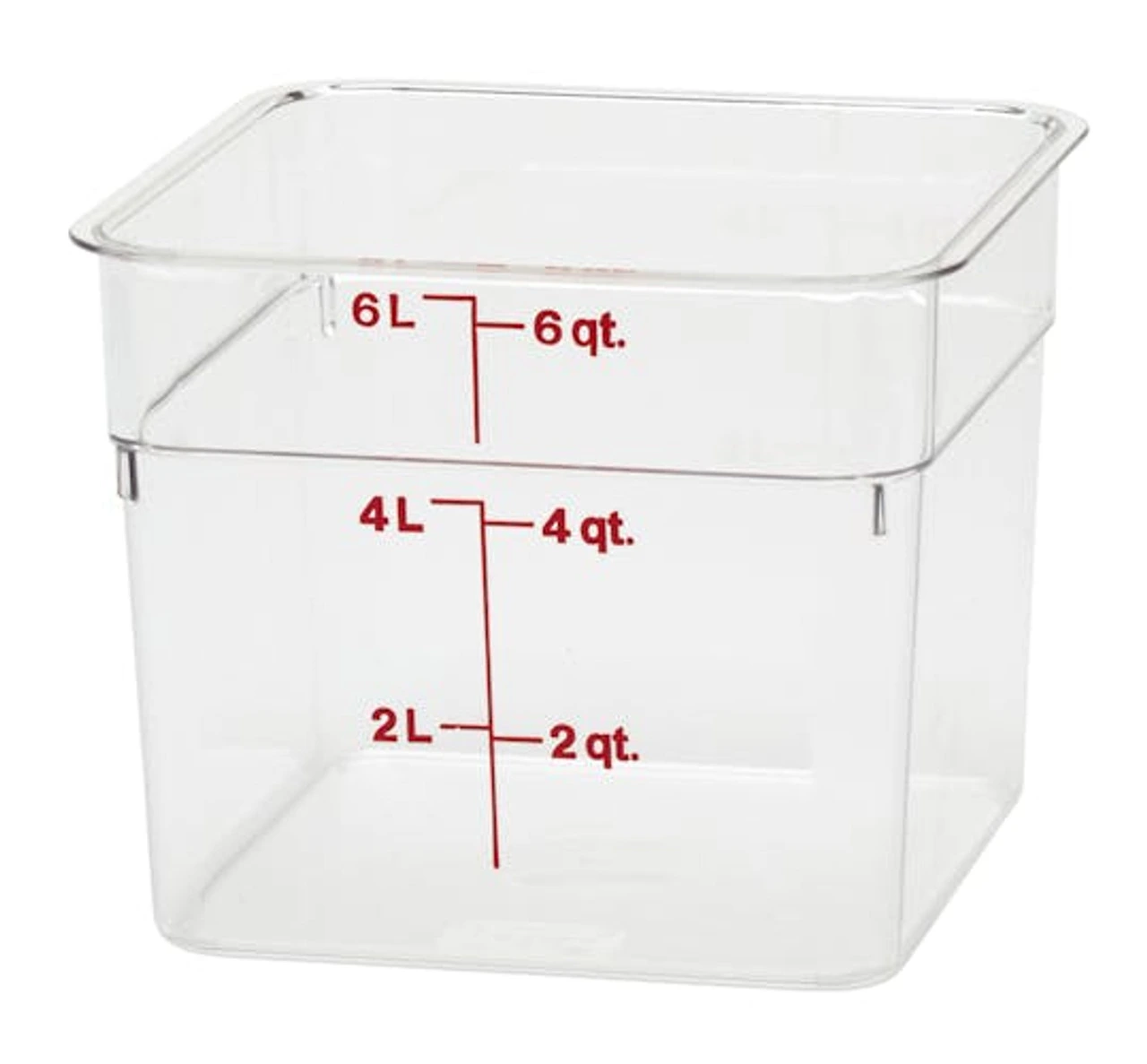 Cambro - 6QT Opaque CamWear Square Container - 6SFSP148