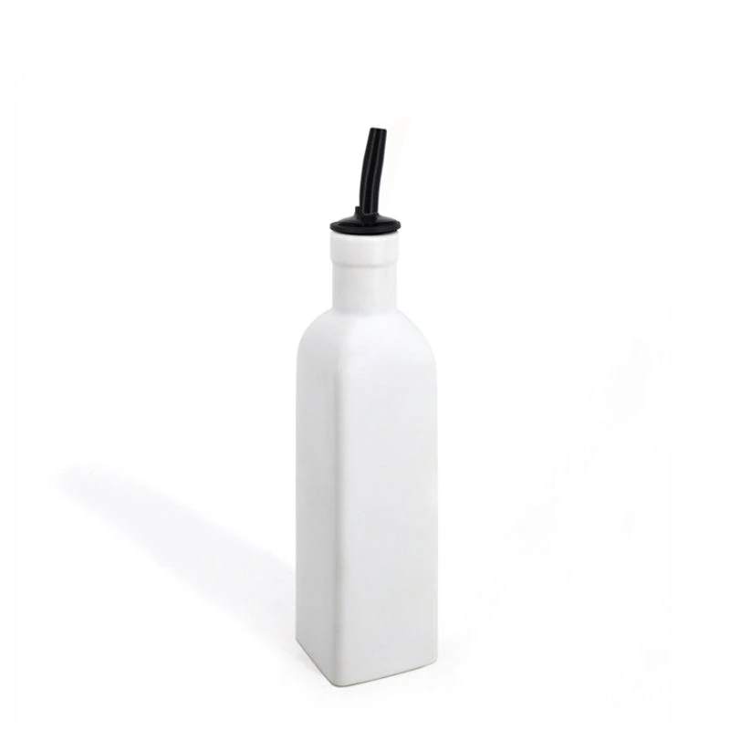 BIA Cordon Bleu - 250 ML Matte White Park West Oil/Vinegar Bottle