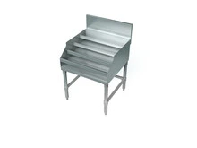 Tarrison - 4 Tier Underbar Bottle Storage Display Rack 24" x 24" - TA-BBR2424