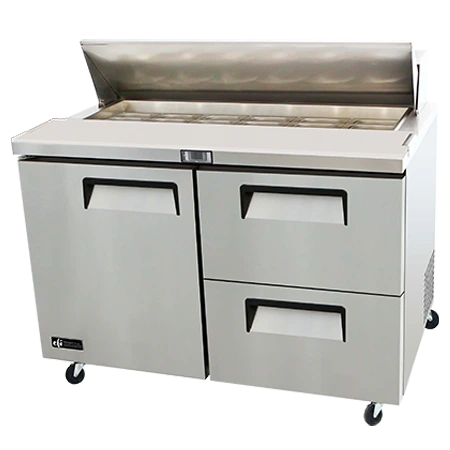 EFI Sales - 48" Refrigerated Salad/Sandwich Prep Table - CSDW2-48VC