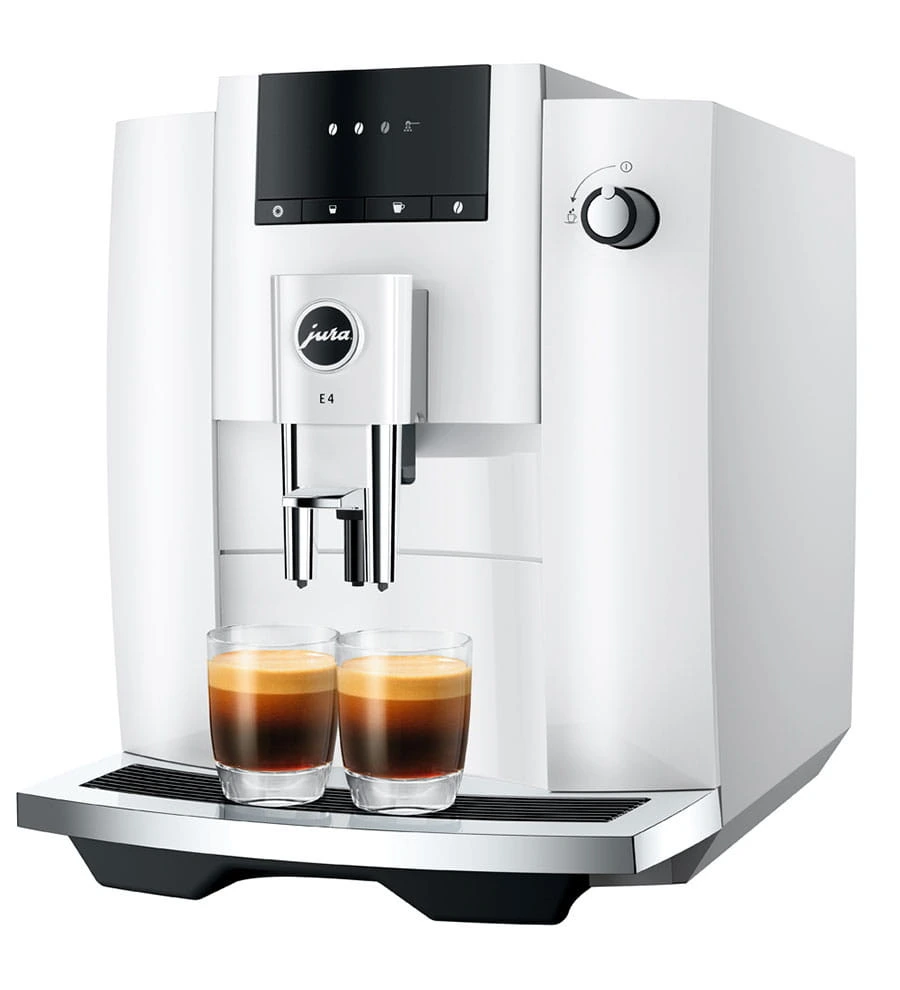 JURA - E4 Piano White Coffee Machine - 15560