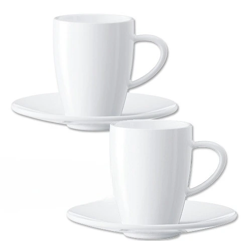 JURA - White Coffee Cups - Set of 2 - 66499