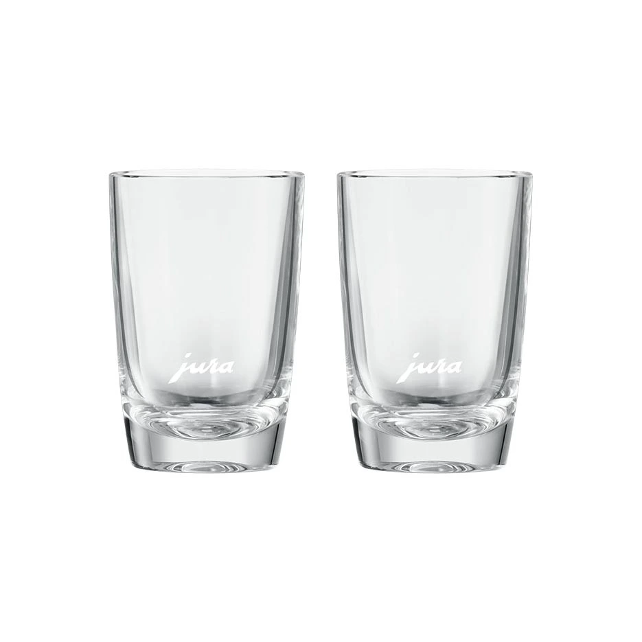 JURA - Glass Latte Macchiato Small Glasses w/ Logo - Set of 2 - 71792