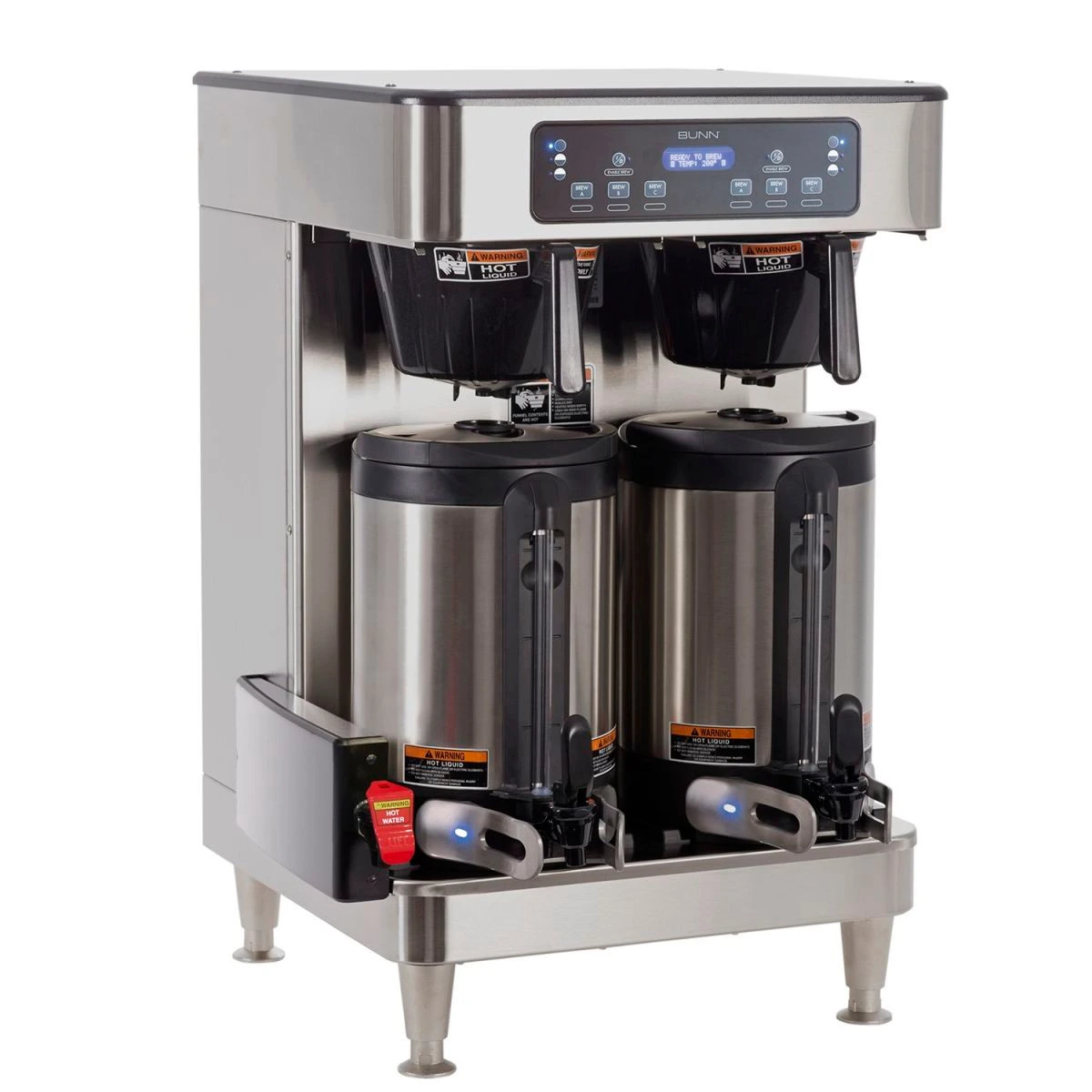 BUNN - ICB Infusion Series Twin Soft Heat Stainless Coffee Brewer 120/208V - 51200.6102