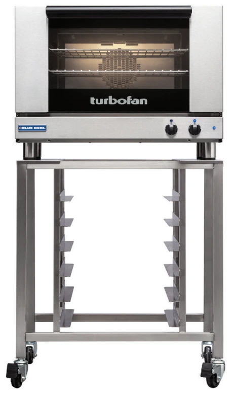 Turbofan - 32" Full Size Sheet Pan Manual Electric Convection Oven 208V w/ Stand - E27M3.SK2731U