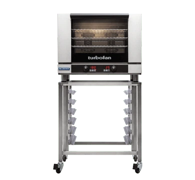 Turbofan - 32" Full Size Sheet Pan Digital Electric Convection Oven 208V w/ Stand - E28D4.SK2731U