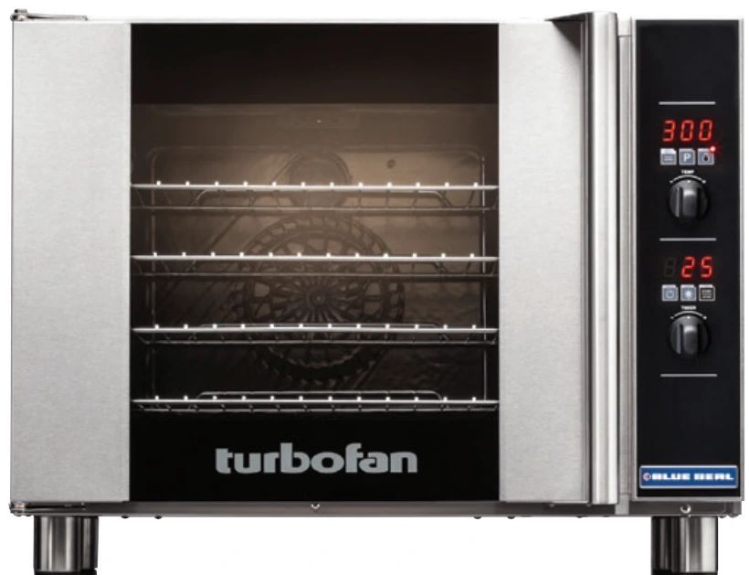 Turbofan - 32" Half Size Sheet Pan Digital Electric Convection Oven 208V - E31D4