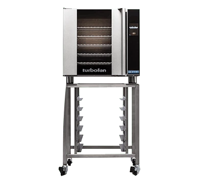 Turbofan - 29" Full Size Sheet Pan Touch Screen Electric Convection Oven 208V w/ Stand - E32T5.SK32