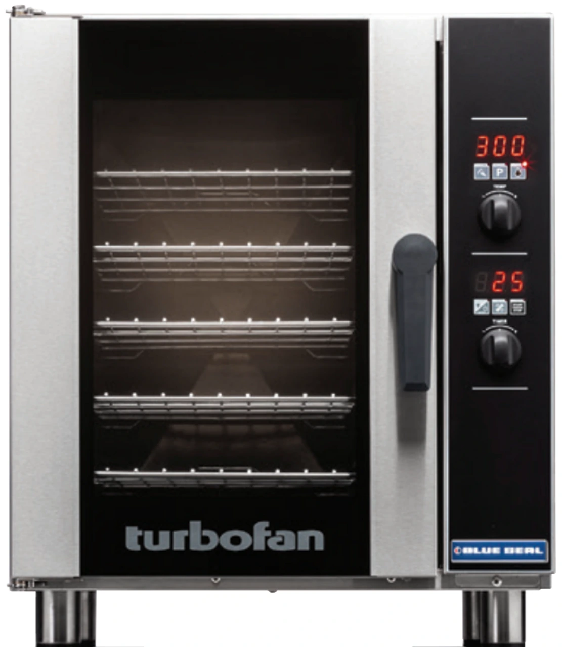 Turbofan - 24" Half Size Sheet Pan Digital Electric Convection Oven 208V - E33D5