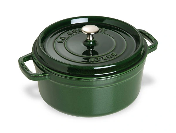 Staub - 5.2 L (5.5 QT) Basil Round Cocotte