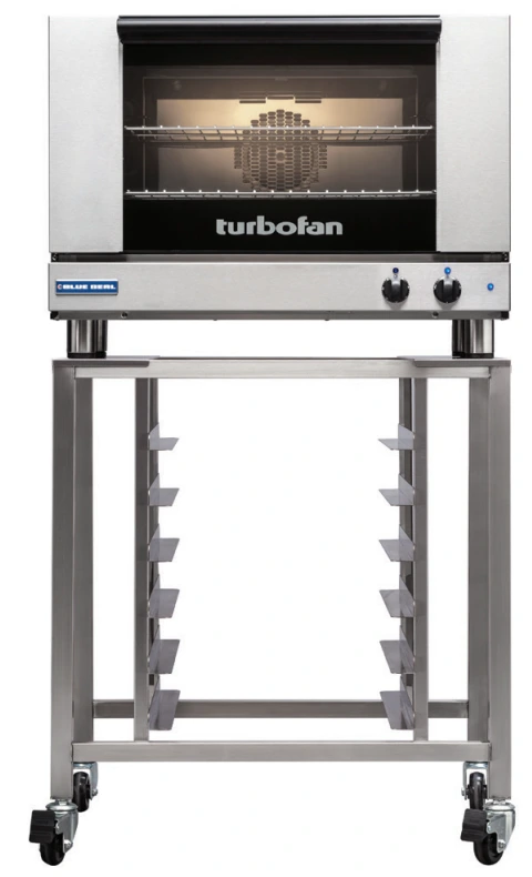 Turbofan - 32" Full Size Sheet Pan Manual Electric Convection Oven 220-240V w/ Stand - E27M2.SK2731U