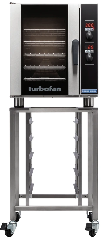 Turbofan - 24" Half Size Sheet Pan Digital Electric Convection Oven 220-240V w/ Stand - E33D5.SK33