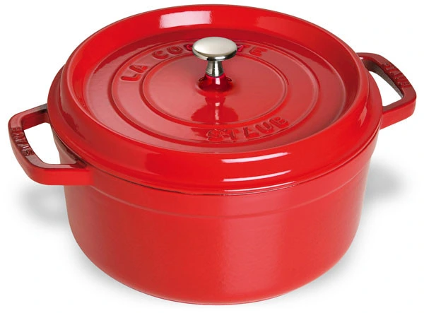 Staub - 8.35 L (9 QT) Cherry Red Round Cocotte