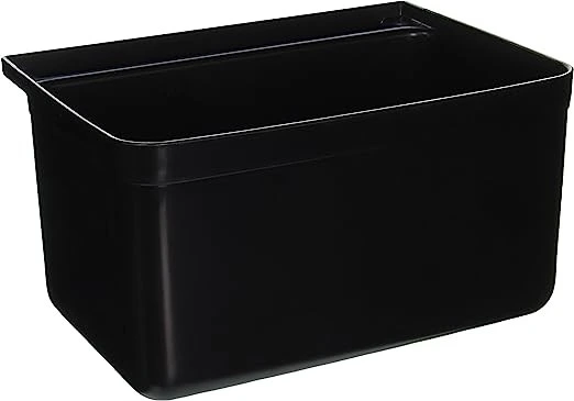 Winco - Small Black Cutlery Bin for Utility Cart