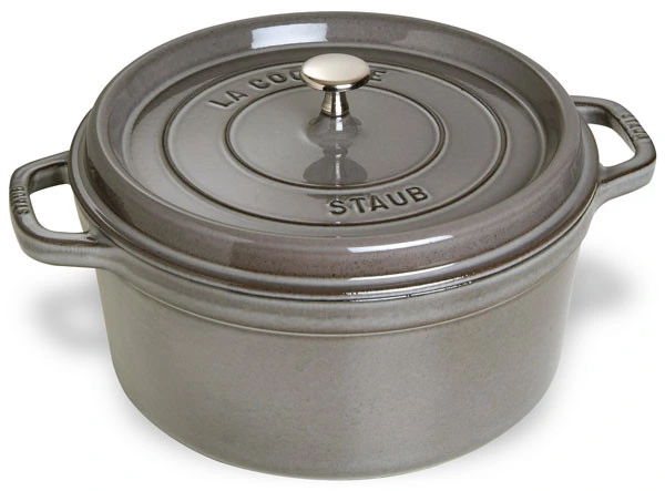 Staub - 12.5 L (13.2 QT) Grey Round Cocotte - 40510-308