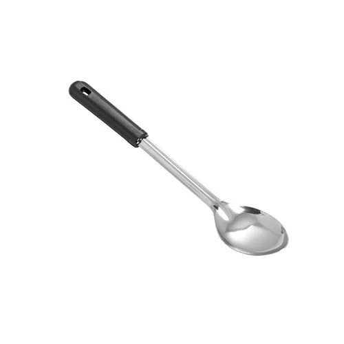 Winco - 15" Solid Basting Spoon w/ Black Handle