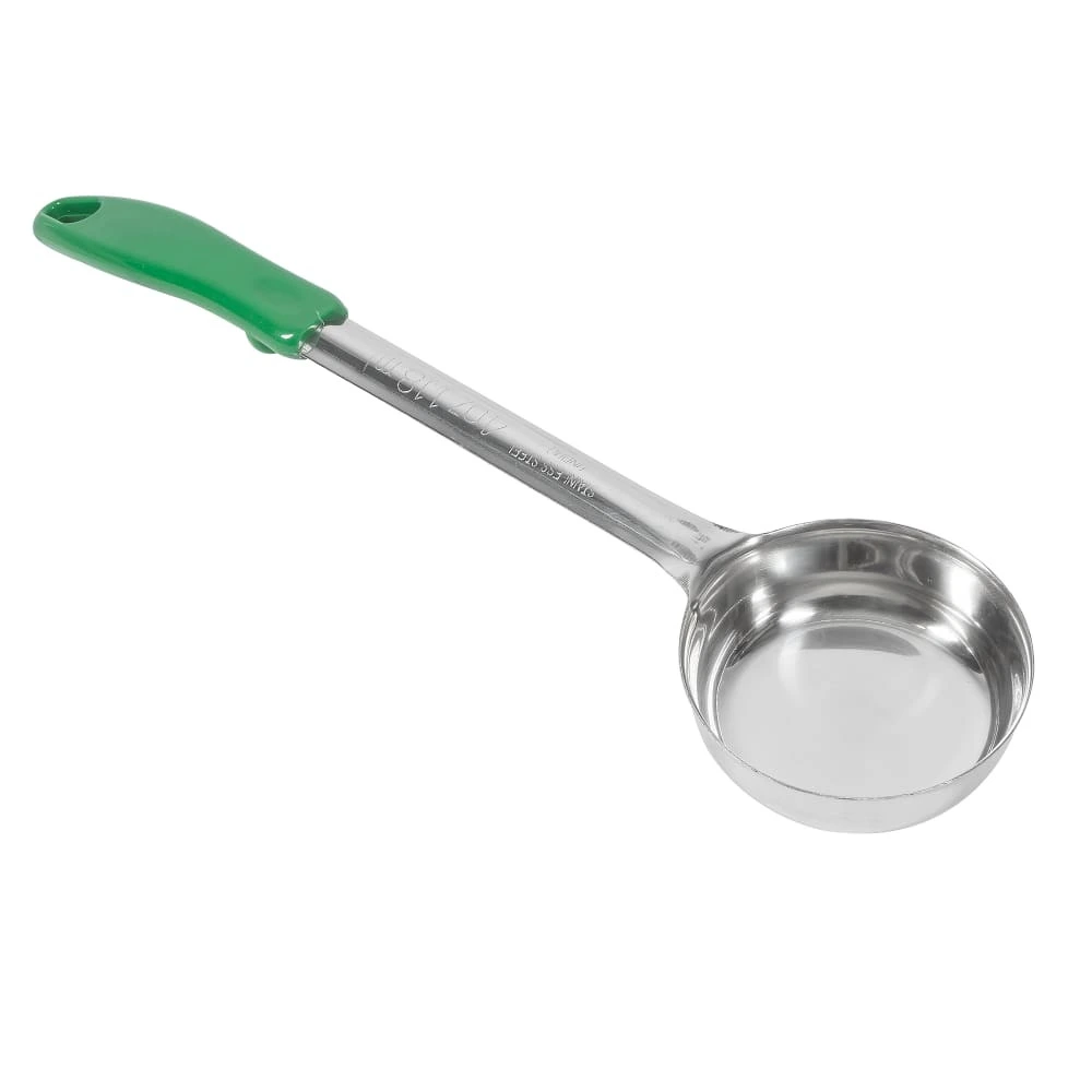 Winco- 4 OZ Portion Controller Green Spoon