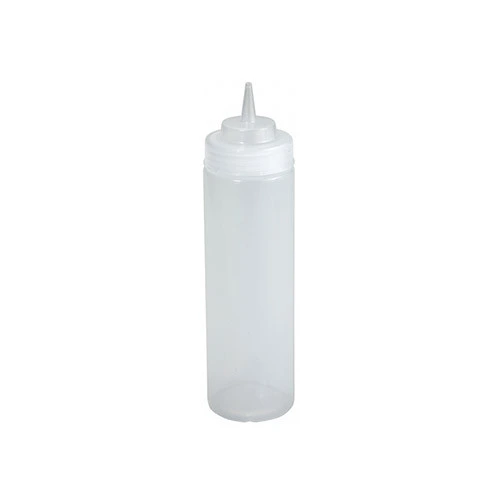 Winco - 12 OZ Clear Squeeze Bottle