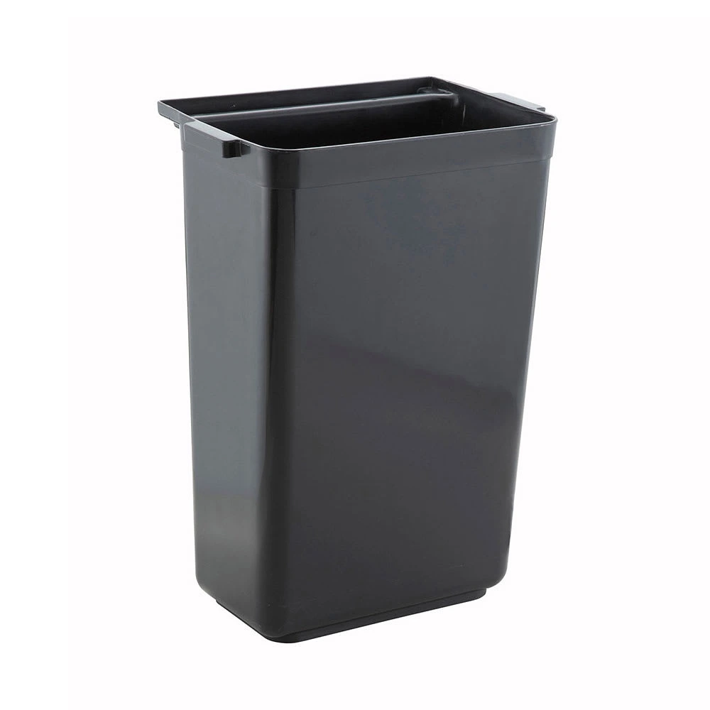 Winco - Refuse Bin Black For Carts