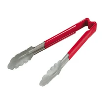 Vollrath - 9.5" Red Kool-Touch Utility Tongs - 4780940